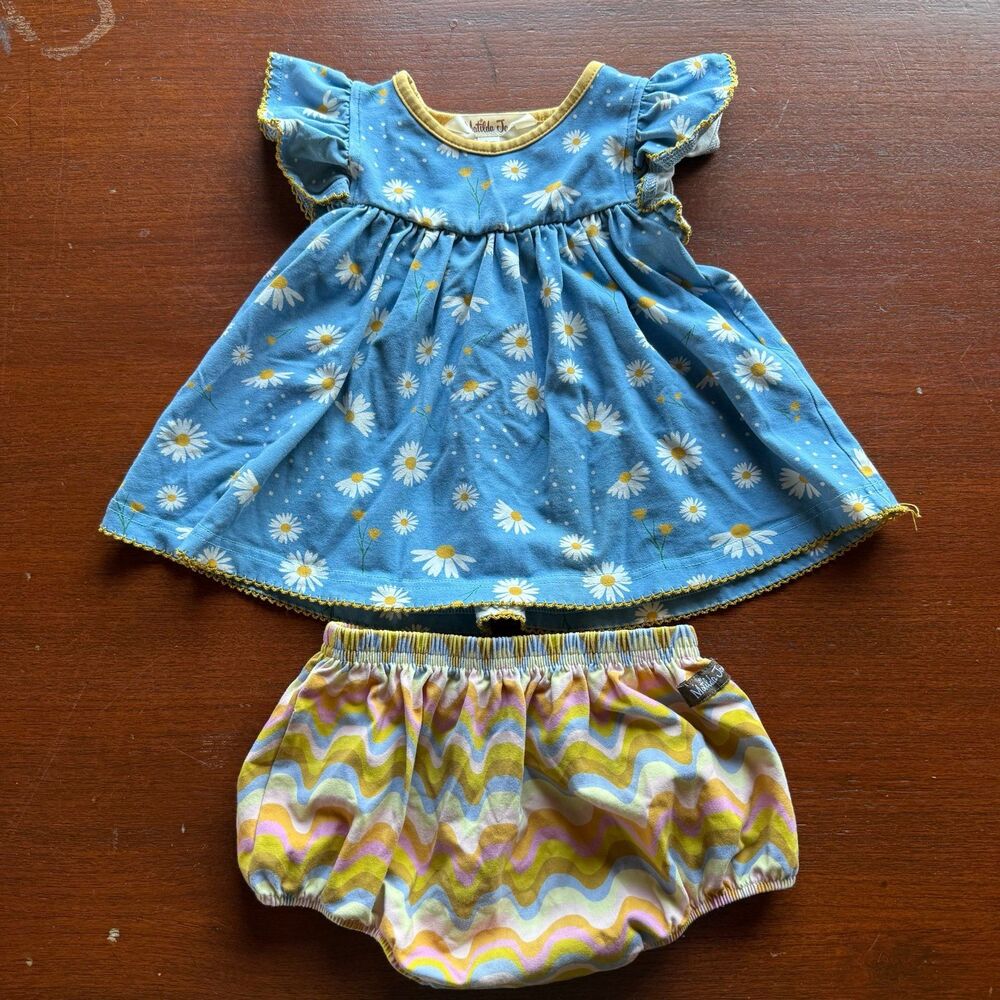 Matilda Jane Daisy floral baby girl with bloomers